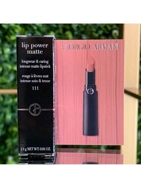 Giorgio Armani Beauty 111 TRUE Lip Power Matte | NEW | Nude Pink | Travel | #111
